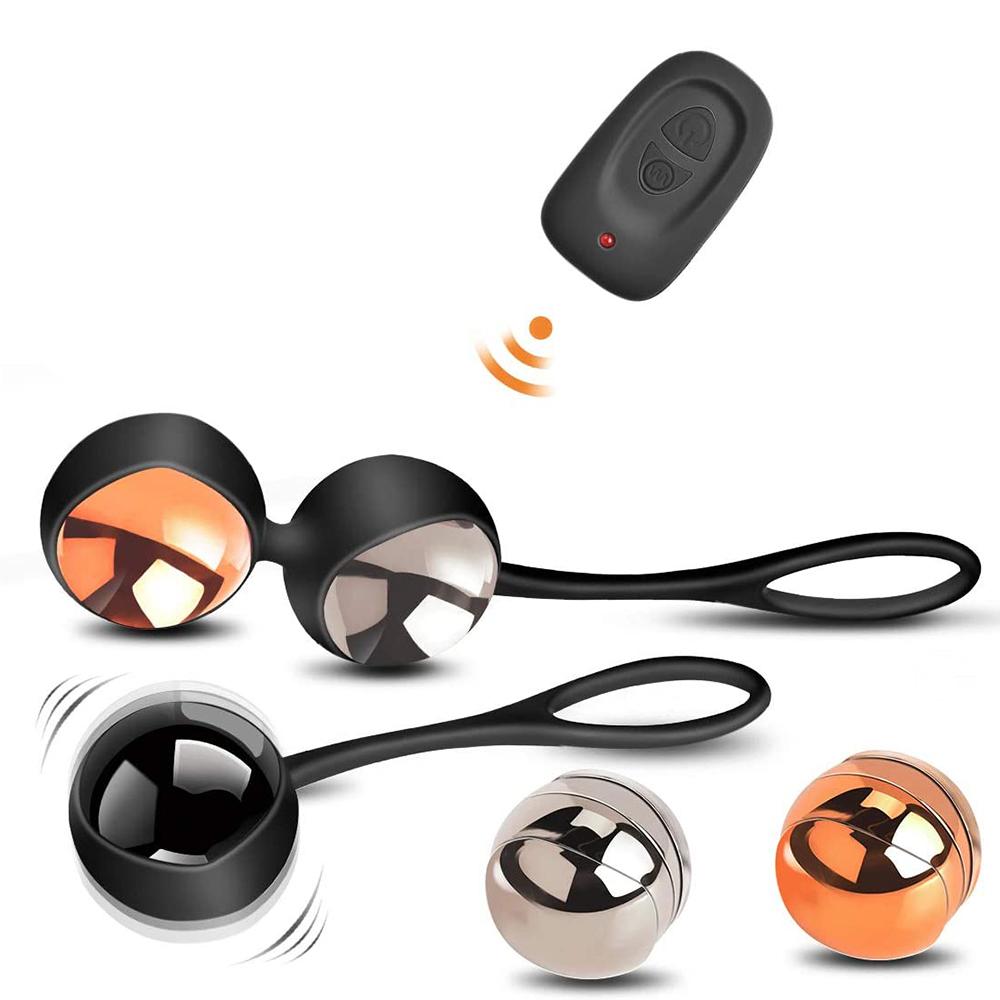 Kegel Balls Vibrator Geisha Ball Wireless Vibrating Egg Sex Toys For Women Ben Wa Weight Ball Tighten Exercise Vaginal Balls