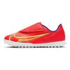 Nike Chuteiras de Futebol Mercurial Vapor 14 Club PS V TF Cano Baixo Infantil tênis Laranja-Vermelho CV0839-600