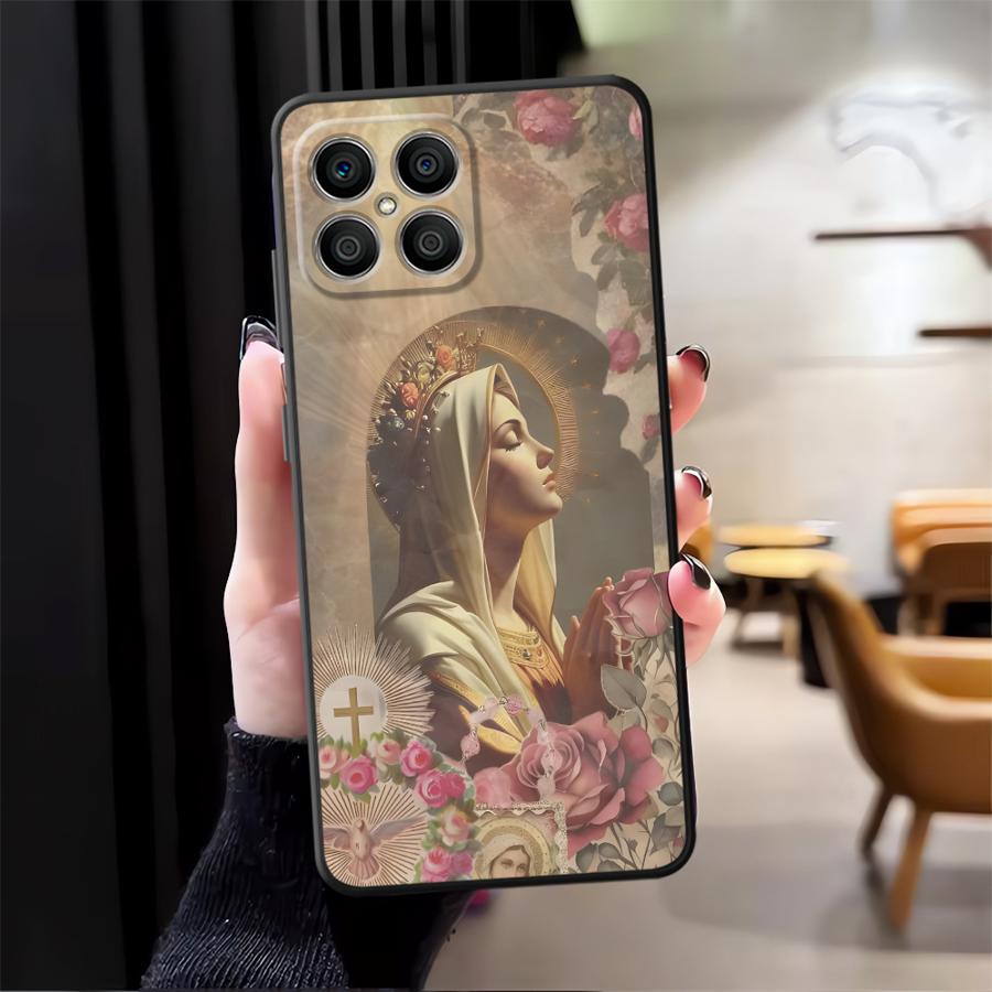 

Funda Phone Cover Case for Honor X5b X6 X9a X7 Magic5Lite X8 8X 90 200 400 Lite 70 Flower Madonna Honor 90 Pro