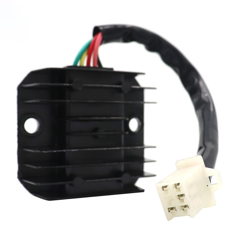 1/1 Pins Wired Motorcycle Rectifier Voltage Regulator 1/1 Pin FXD ZJ 11V GY6 Scooter ATV 11cc 111cc 111cc NEW