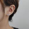 Toalen Women's Earrings Star Piercing Cubic Zirconia Star Mini