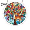 Dekorativer Sonnenfänger Geschenk Acryl Puzzlespiel Sonnenfänger Fensteraufhängung Set Buntglasstil DIY Handgemachte Dekoration Puzzles Haus Garten