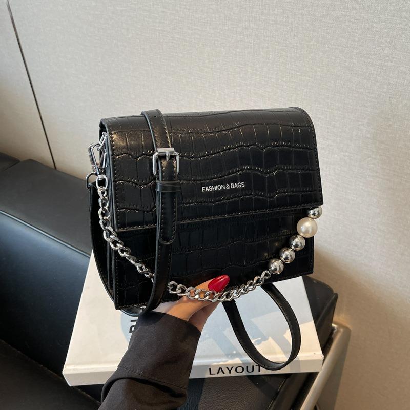 Nischen-Kettenhandtasche Damen neue Mode Umhängetasche vielseitige Messenger kleine quadratische Tasche