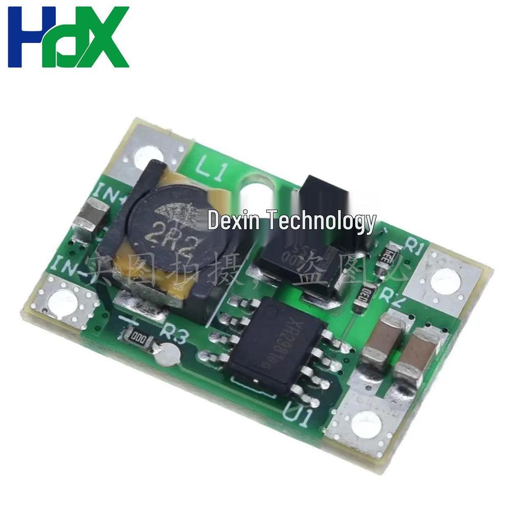 High-Efficiency Fast Charging Board: Synchronous Rectification, Compact Lithium Battery Boost Module with 5V/3A and 9V/12V/1A Outputs, Enable Switch