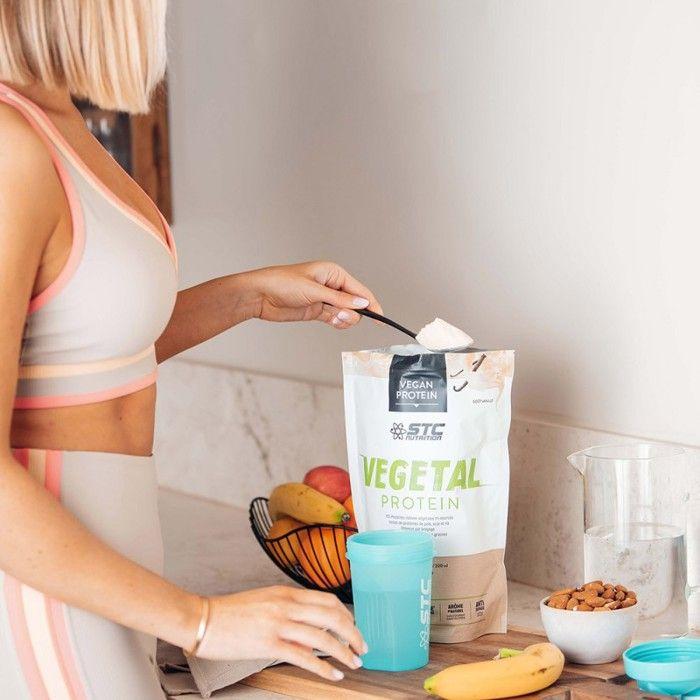 VEGETAL PROTEIN Goût Vanille - Protéines En Poudre - Vegan - Tri-sources : Isolats De Protéines De Pois, Soja & Riz