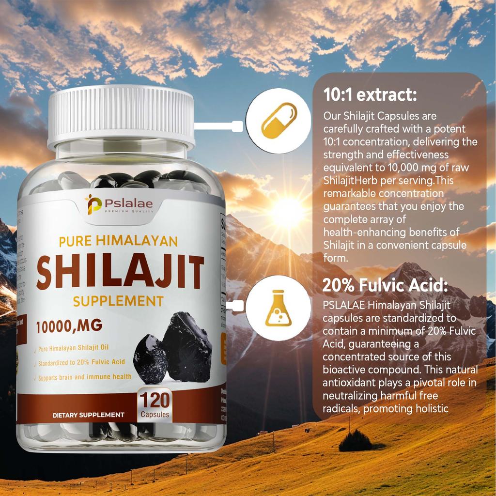Pure Himalayan Shilajit - High Fulvic Acid – Energy, Focus, Detox