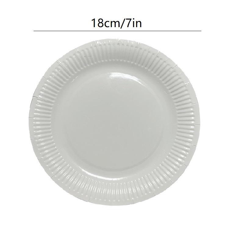 Disposable Shiny Metallic Foil Paper Plates Gold Silver Sturdy Leakproof for Holiday Banquet Outdoor Picnic Events 7inch