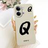 For Vivo Y05 4G Case Y11d Y11 5G Cover Lucky A-Z Letters Soft Silicone Coque Phone Case For Vivo Y21 5G V2553 Cases