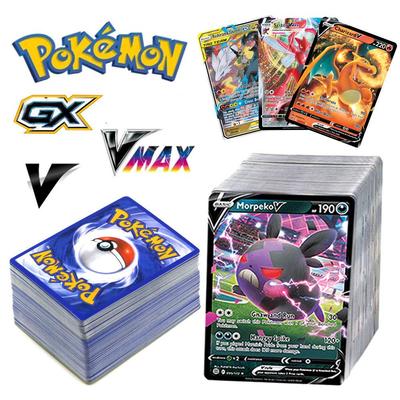 100Pcs Pokemon Cards Shining VSTAR GX EX VMAX MEGA TAG TEAM Energy Trainer Charizard Pikachu Collection Battle Card I06