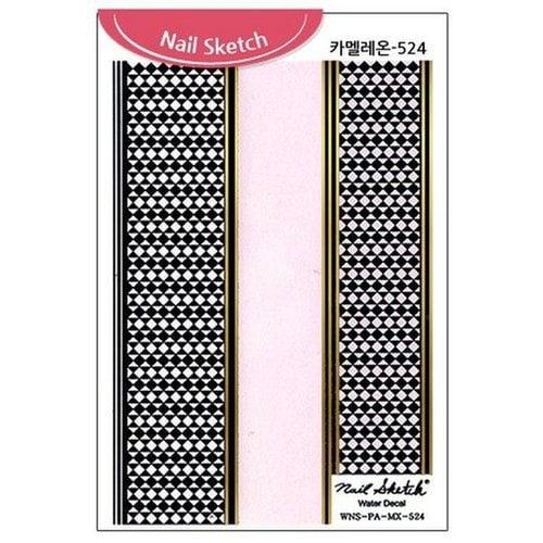 

Nail Sketch Water Decal Sticker_Chameleon524