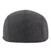 tweed newsboy hat peaked cap herringbone fully sealed forward hat men's autumn and winter thermal beret