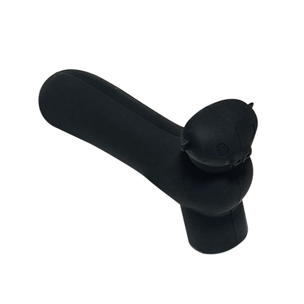 

Бесшумный чехол для дверной ручки, силиконовая защитная накладка, защитный рукав для безопасности ребенка, украшение для дома чёрный