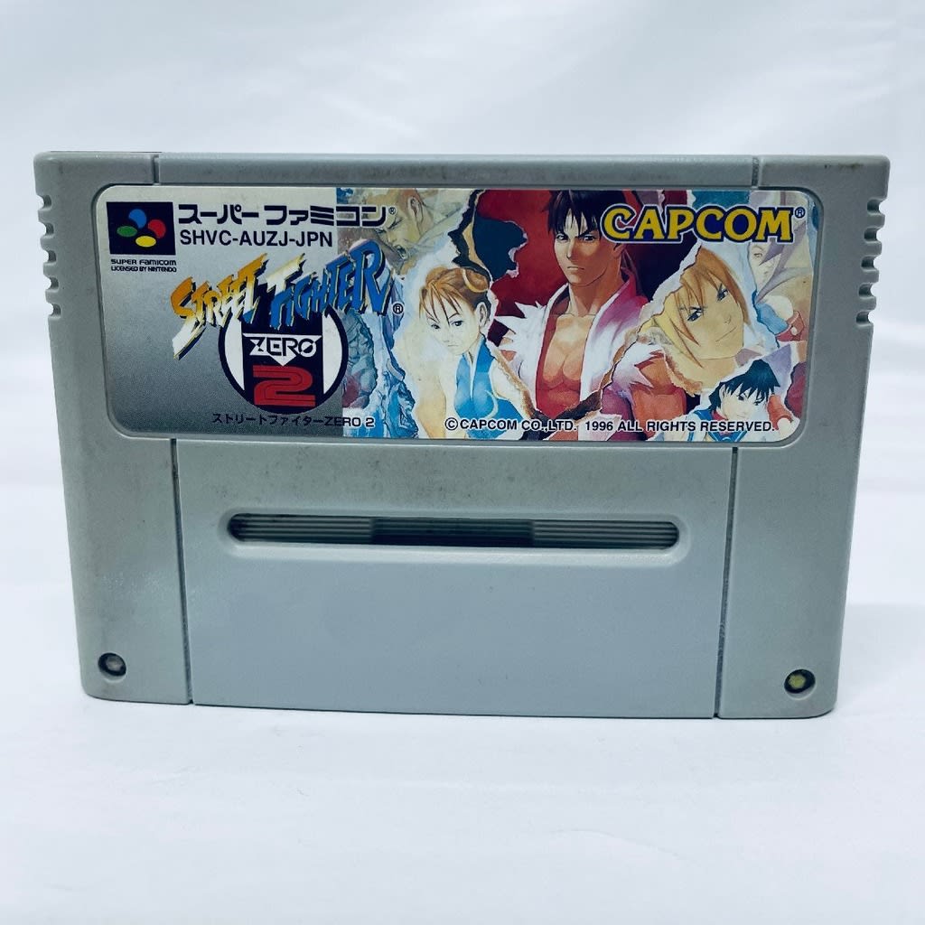 Used Street Fighter Alpha 2 (Street Fighter Zero 2) SFC SNES Super Famicom SHVC-AUZJ tested working Nintendo Fighting Capcom NTSC-J Super Nintendo