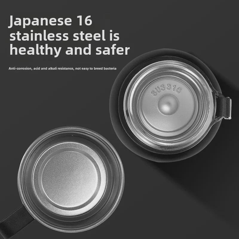 Large Capacity 316 Stainless Steel Men's Portable Thermos Cup