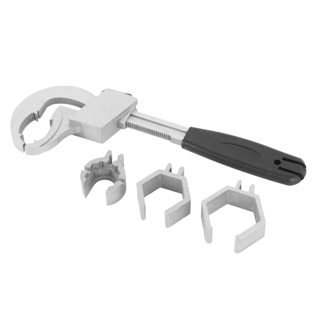 Universal Adjustable Double Ended Wrench Multifunctional Bathroom Wrench for Disassembly Assembly Valves Faucets