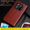 Compatible with Redmi Note 15 PRO+ 5G, this Flip Case features a Crazy Horse Pattern in Crystal Leather, also suitable for iPhone 4 Pro and XS.