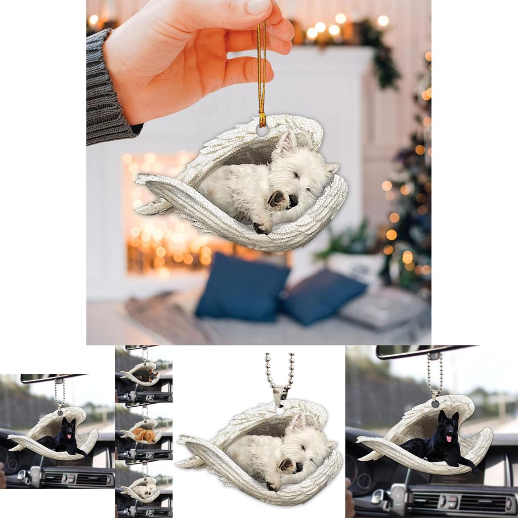 Neuer verträumter Engelsflügel Auto-Spiegel-Zubehör für Hundeliebhaber Festliche Dekoration