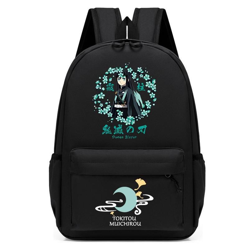 Demon Slayer Anime Print Backpack Student School Lightweight Small Bag