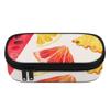 Pen Case Simple Design Durable Polyester Fabric Zipper Closure with Main Compartment Mesh Pocket and Pen Slots for Everyday Study