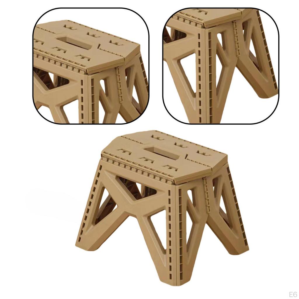 Camping Stool Chair Foot Rest Footstool Portable Folding Fishing for Backpacking
