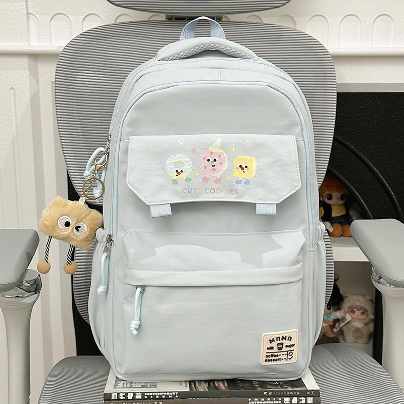 Schoolbag Japanese ins niche schoolbag female backpack junior high school student high school student schoolbag large capacity girl backpack light