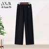 AIXUANMI Women's Elegant Spring/Autumn Straight-Leg Pants