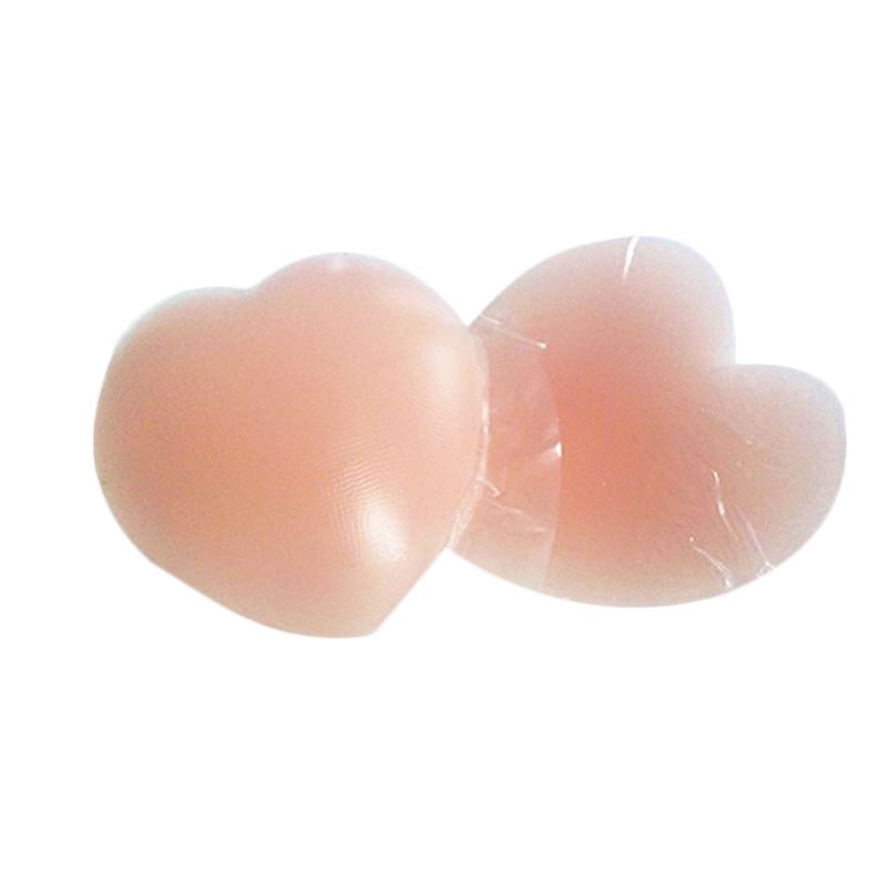 1pair Reusable Soft Silicone Round Petal Invisible Nipple Cover Pad Pasties Adhesive Nude Bra