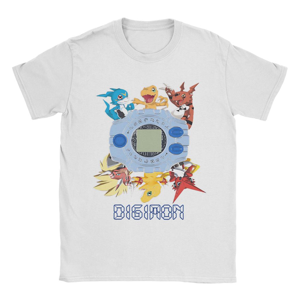 Men Women Digimon seasons T Shirts  Cotton Clothing Casual Short Sleeve Crewneck Tees Party T-Shirts