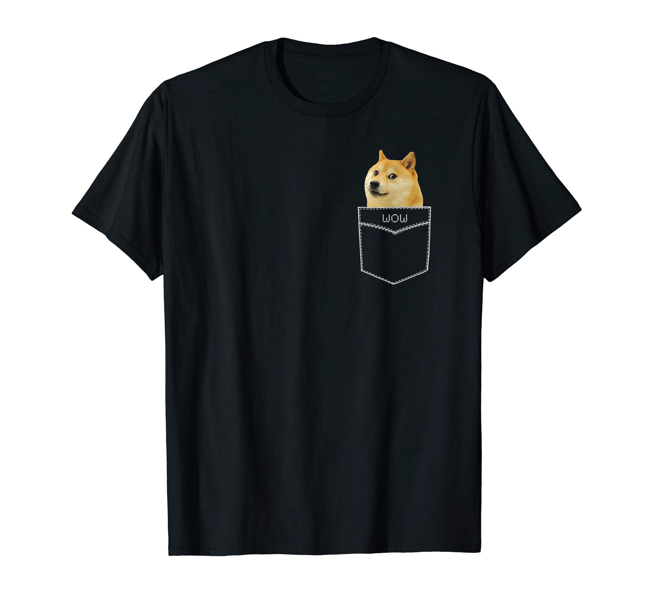 

Shiba Inu Kawaii Cute Pocket Shiba Inu Funny Dog Gift T-Shirt чорний