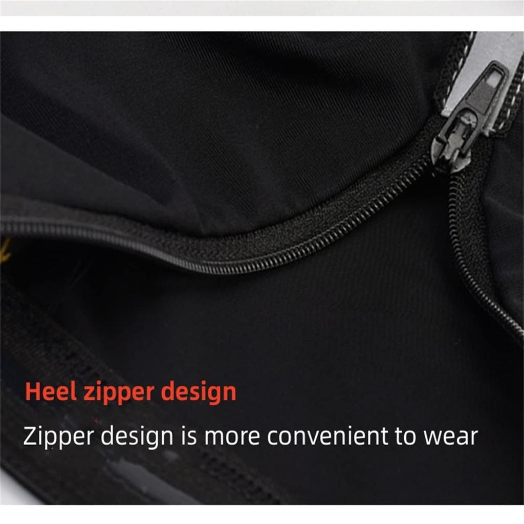 Cycling Shoe Covers, Bike Overshoes for Women Men, Road Mountain Bike Booties, Dustproof Zippered Bicycle Overshoes for Men
