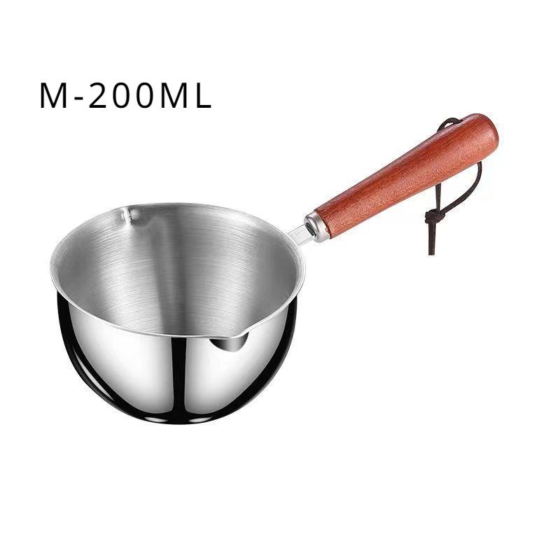 Mini hrnec z nerezové oceli na horký olej, malý hrnec na vaření másla, ohřívač másla, ideální pro různé kuchyňské úkoly