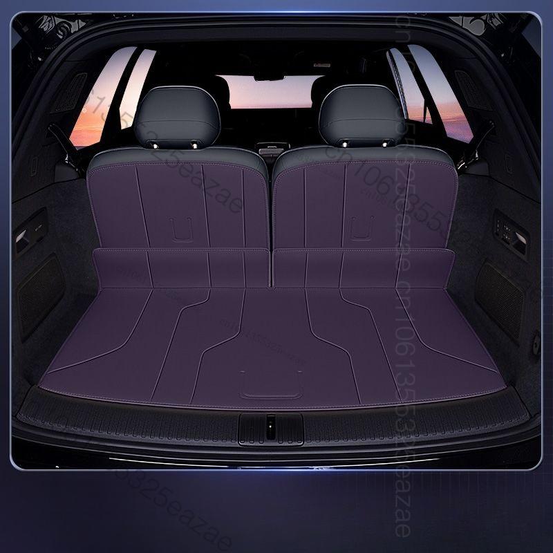 For Tesla Model YL 2026 2025 2027 Leather Trunk Mats Fully Surrounded Waterproof Non-Slip Liner Custom Floor Mat Accessorie