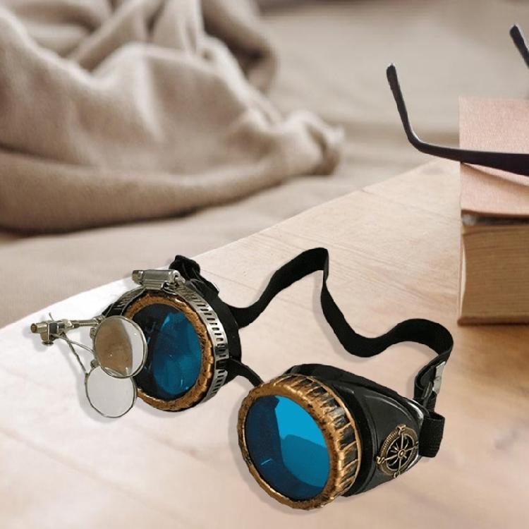 Vintage Steampunk Goggles for Women Men Victorian Sunglasses Goggles Punk Gothic Glasses for Halloween Cosplay Party