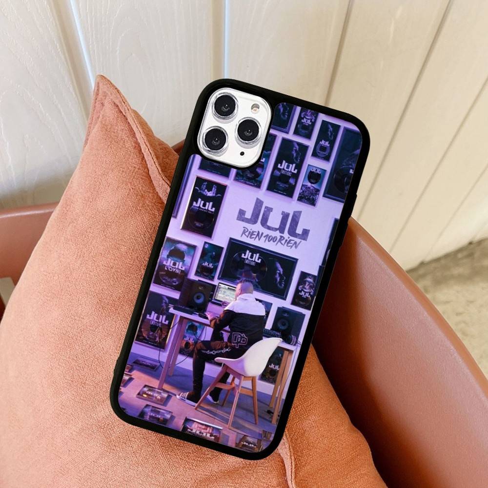 Rapper JuL C'est Pas Des Lol Phone Case For IPhone 16 Pro Max 15 14 Plus 14 13 12 11 17 PC+TPU Cases Back Cover