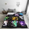 Axolotl Kawaii Axolotls Of The World Axolotl Animals Flannel Blanket  Vintage Throw Blanket for Home 125*100cm Bedspreads