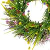 Artificial Spring Wreath for Front Door, Durable And Elegant Ornament, Hanging Wildflower