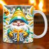 Gnome Coffee Mug 3D Gnome Cup Colorful Gnomes With Boxes 350ML Coffee Cup For Cool Birthday Christmas For Mom Best Friend