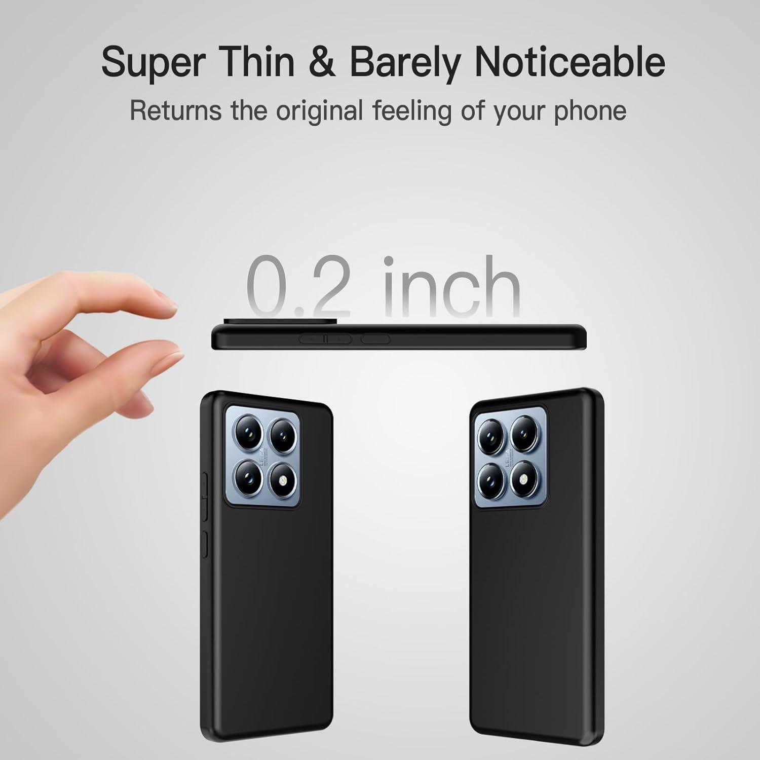 

For Xiaomi 14T Pro Case Anti-Drop Soft TPU Matte Phone Cover Style A