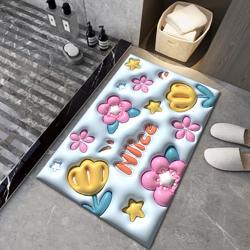 Diatomaceous Earth Quick-Dry Anti-Slip Bath Mat – Easy-Clean, Dirt-Resistant