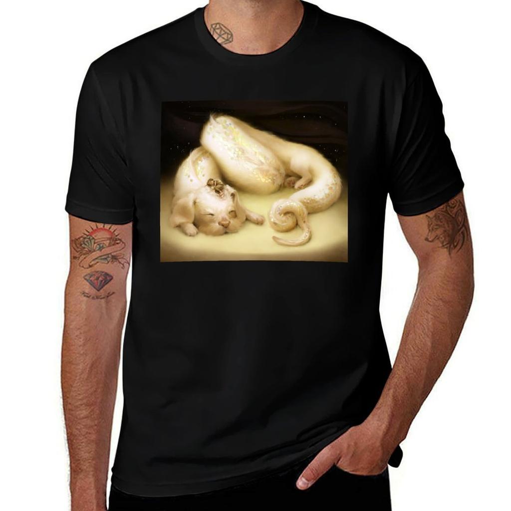 Sleeping Dragon TShirt Trend Art Print TShirt