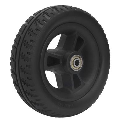 6palcové kolo invalidního vozíku PU protiskluzové odolné proti opotřebení Silná nosnost výměna pneumatiky chodítka