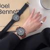 European And American Trendy Teen Simple Fashion Disc Watch Women'S Couple Quartz Watch Supply