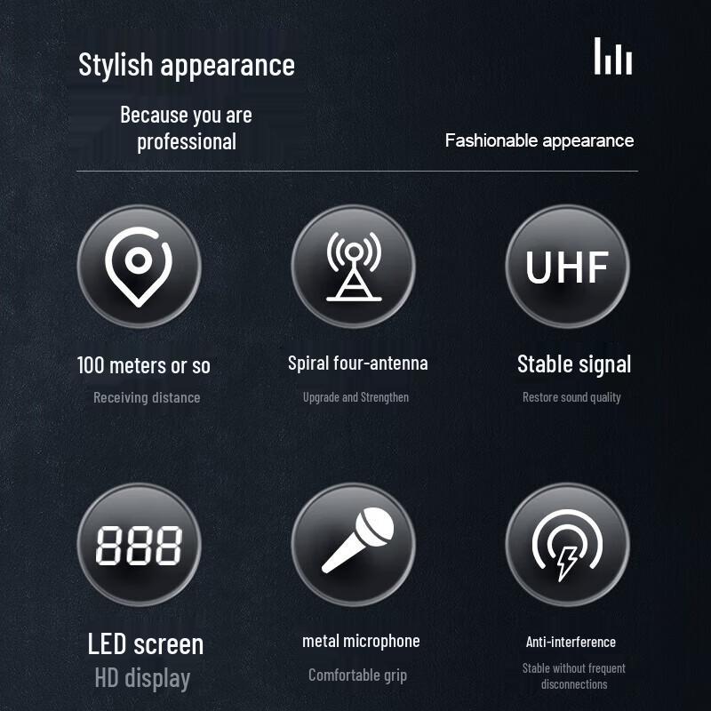 SAST M-19 Dual Gooseneck Wireless Microphone System