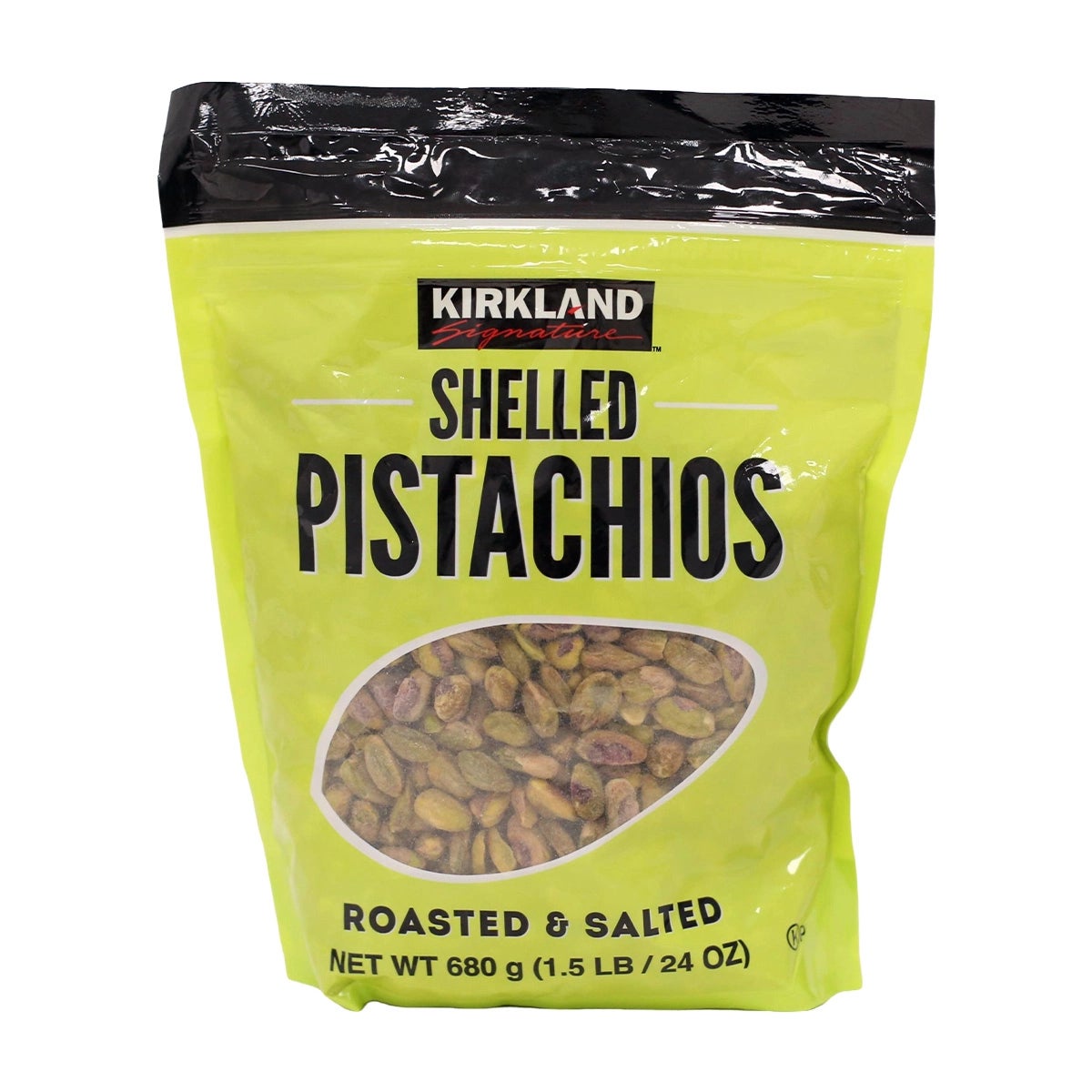 Kirkland Signature Shelled Pistachios 680g yellow