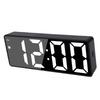 LED Mirror Alarm Clock Smart Digital Clock with Voice Control Multifunction Large Display Silent Movement