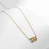 MODIAN Collana Pendente Semplice Numero 3 in Argento Sterling 925 Catena a Maglie Dolci per Donna Ragazze Regalo di Natale Gioielli
