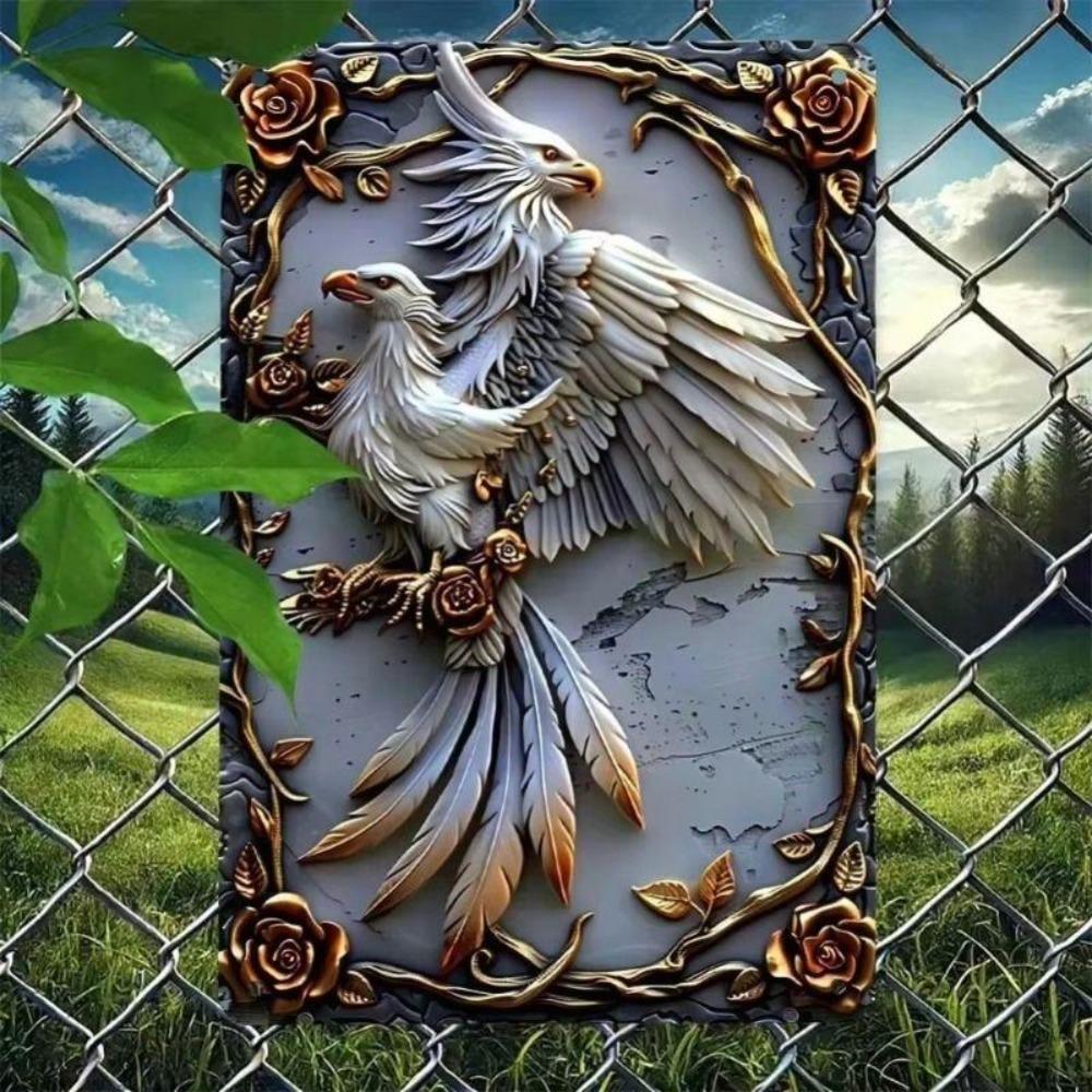 1 Piece Retro Metal Tin Sign Art Poster For Office Living Room Courtyard Wall Decor 8x12 Inch 20x30 cm