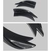 2 X Carbon Fiber Look Car Rear Bumper Spoiler Canards Fins Diffuser Lip Splitter
