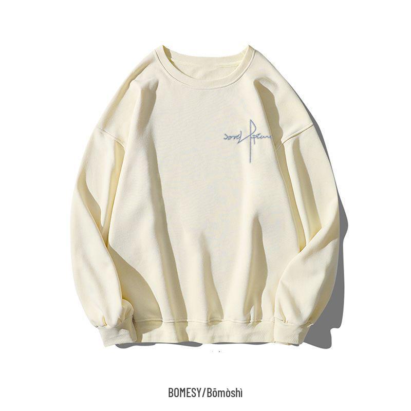 Men's Gray Hooded Sweatshirt: Thick, Velvet-Lined, Trendy American Style for Autumn/Winter