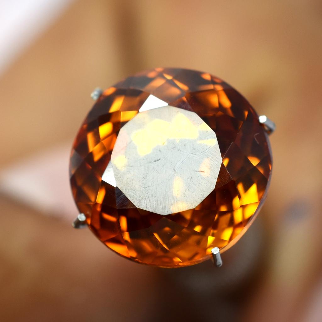 9.55 Ct Natural SAPPHIRE Gemstone Orange ROUND Cut Most Expensive CERTIFIED Va-450